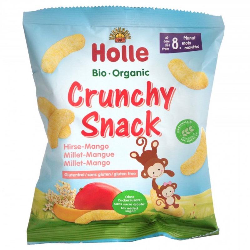 Holle Organic Crunchy Snack - Millet-Mango 25g x 8