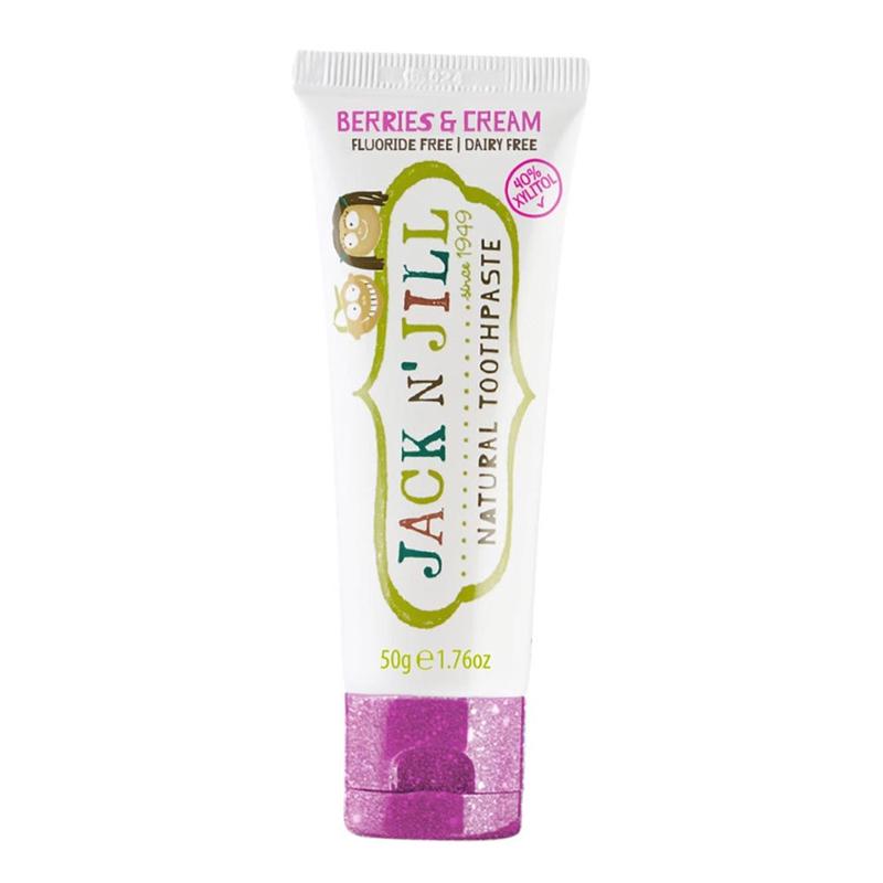 Jack N' Jill Fluoride Free Berries & Cream Children Toothpaste 50g