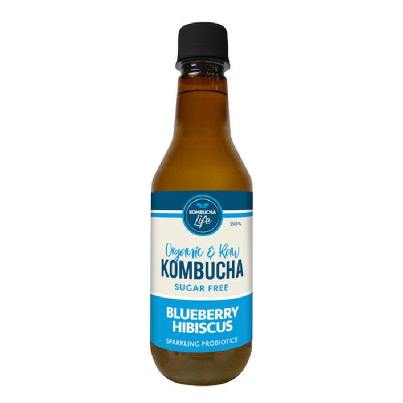 Kombucha Life - Organic & Raw Blueberry Hibiscus 350ml x12