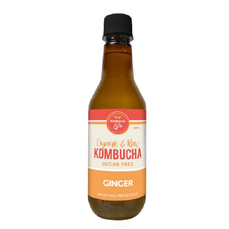 Kombucha Life - Organic & Raw Ginger 350ml x12
