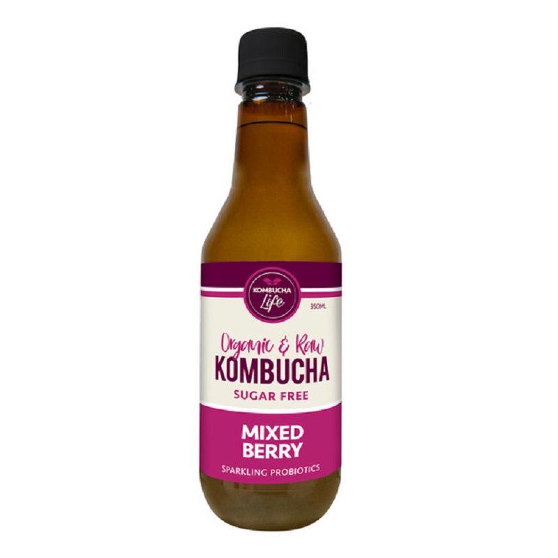 Kombucha Life - Organic & Raw Mixed Berry 350ml -Box Of 12