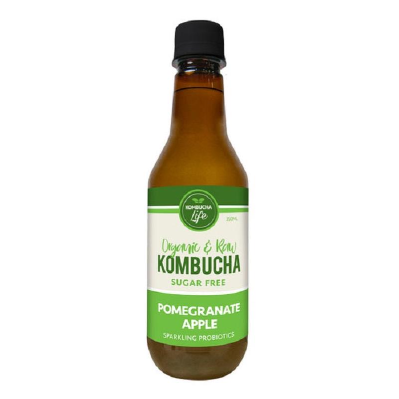 Kombucha Life - Organic & Raw Pomegranate Apple 12 x 350ml