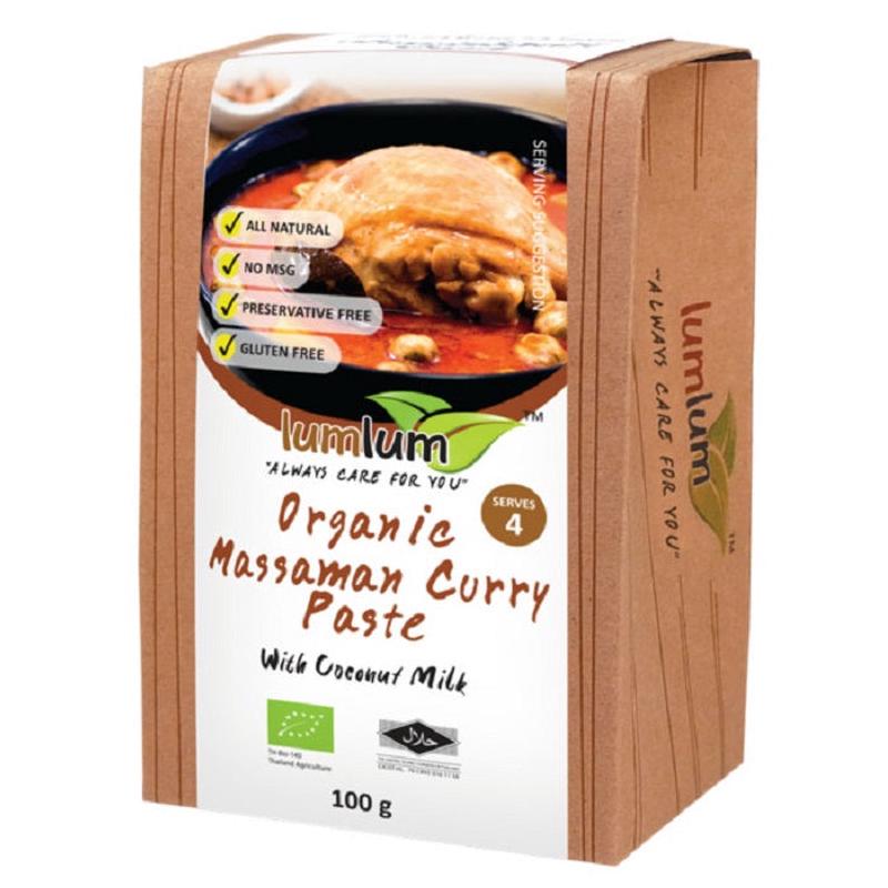 Lum Lum Organic Massaman Curry Paste 100g