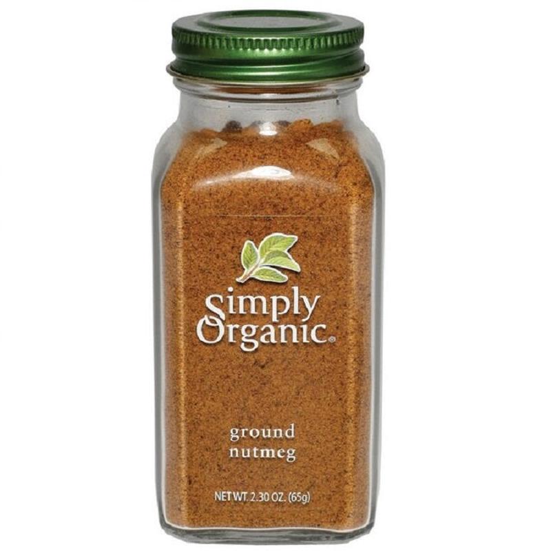 Simply Organic Ground Nutmeg Large Glass 65g