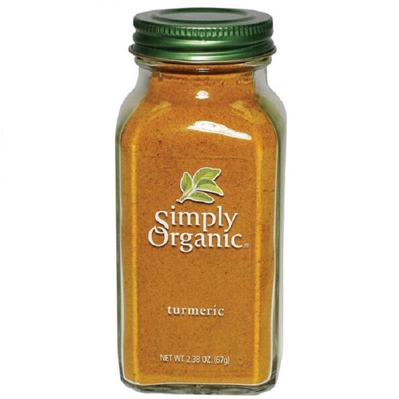 Simply Organic Turmeric Large Glass 67g