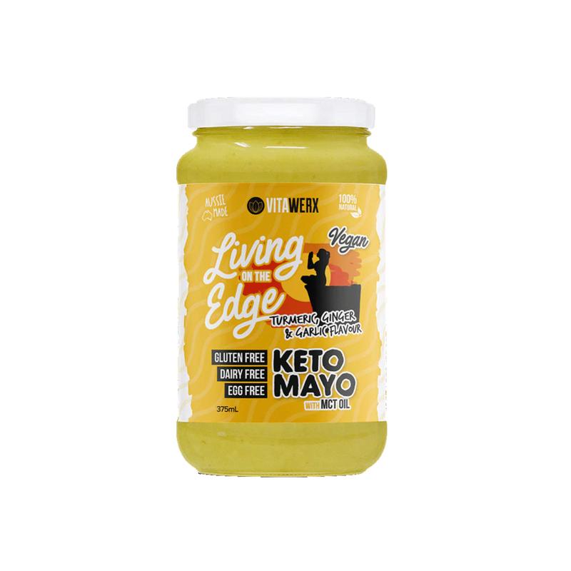 Vitawerx Keto Mayo - Living On The Edge Turmeric, Ginger & Garlic 350ml