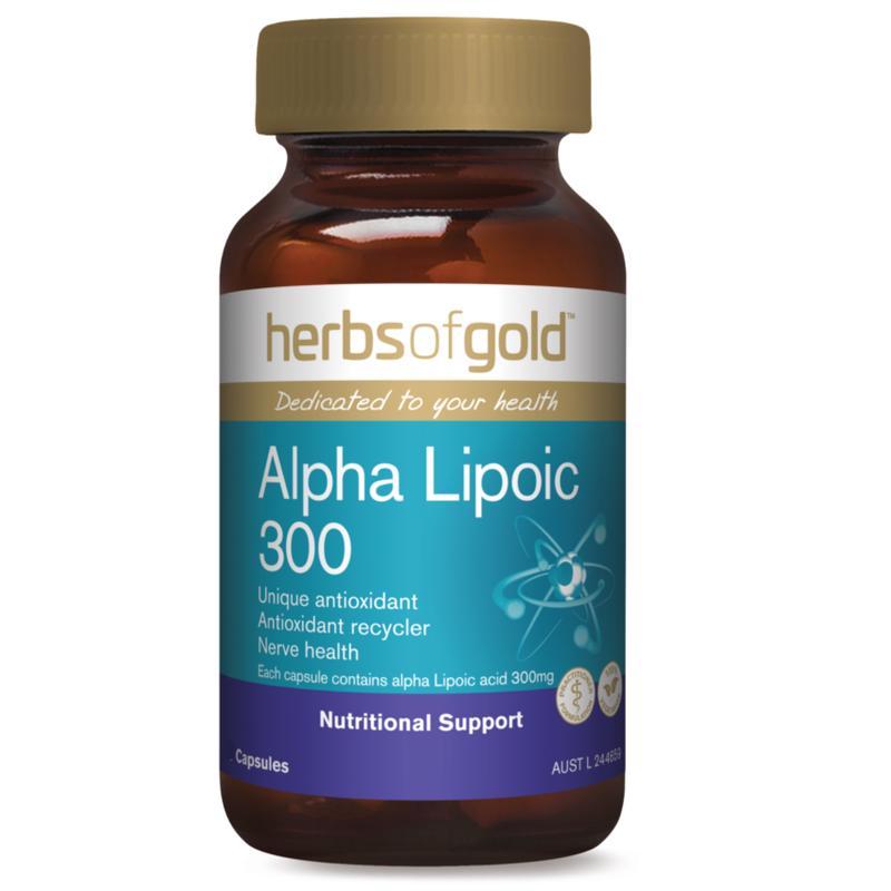 Herbs Of Gold Alpha Lipoic 300 120 Capsules