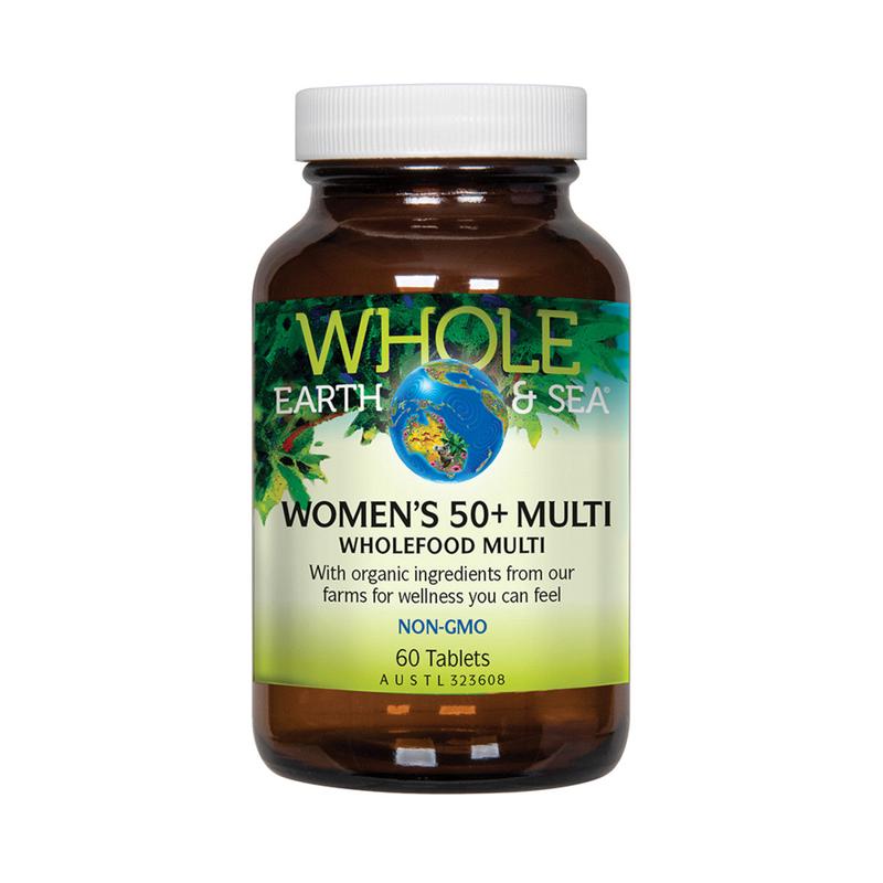 Whole Earth & Sea Women's 50+ Multi 60 Tablets