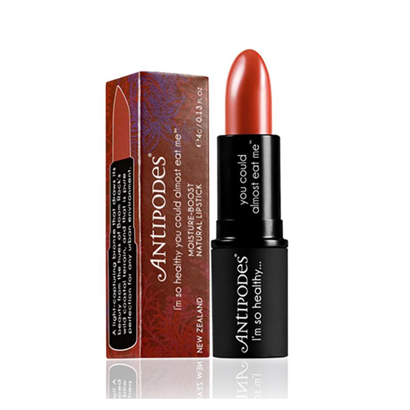 Antipodes Organic Moisture-Boost Natural Lipstick Boom Rock Bronze 4g