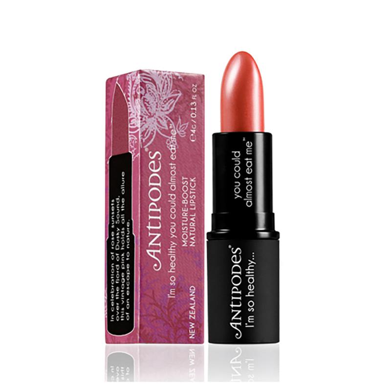 Antipodes Organic Moisture-Boost Natural Lipstick Dusky Sound Pink 4g