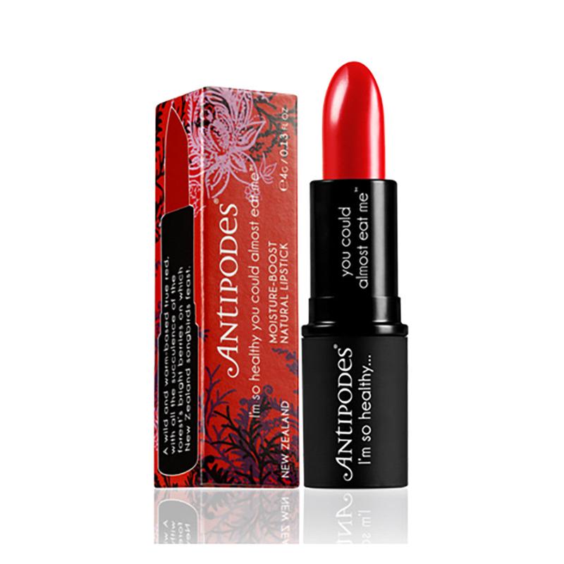 Antipodes Organic Moisture-Boost Natural Lipstick Forest Berry Red 4g