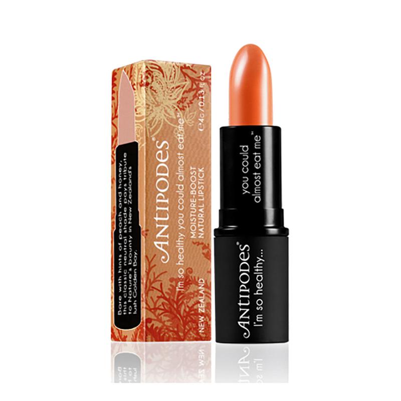 Antipodes Organic Moisture-Boost Natural Lipstick Golden Bay Nectar 4g
