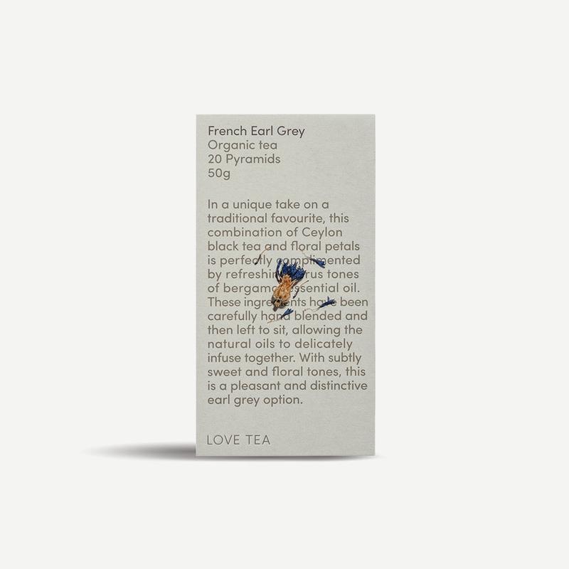 Love Tea Organic French Earl Grey x 20 Pyramids