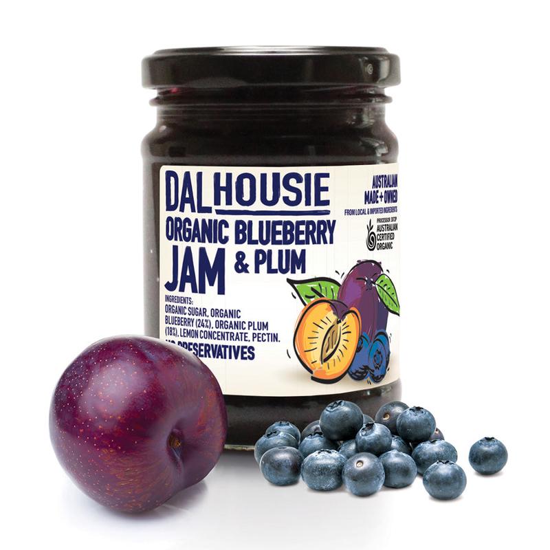 Dalhousie Organic Blueberry and Plum Jam 285g
