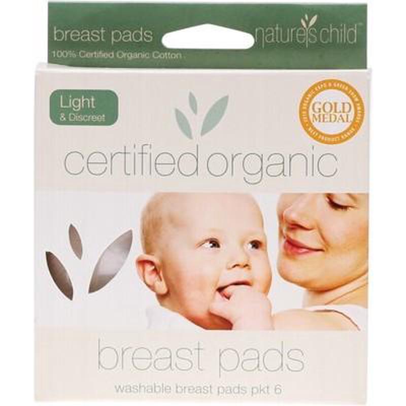 NATURE'S CHILD Cotton Breast Pads Light 6