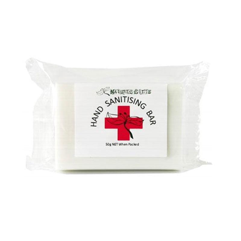NATURES GIFTS Hand Sanitising Soap Bar Cleanses & Sanitises 50g