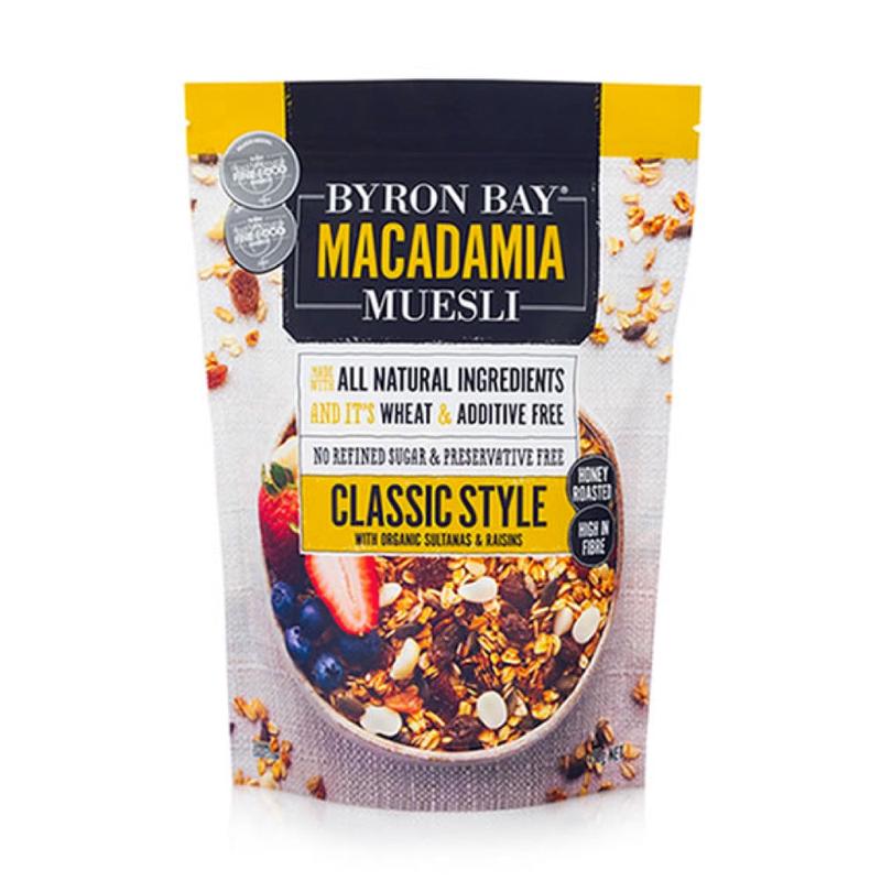 Byron Bay Macadamia Muesli Classic Style