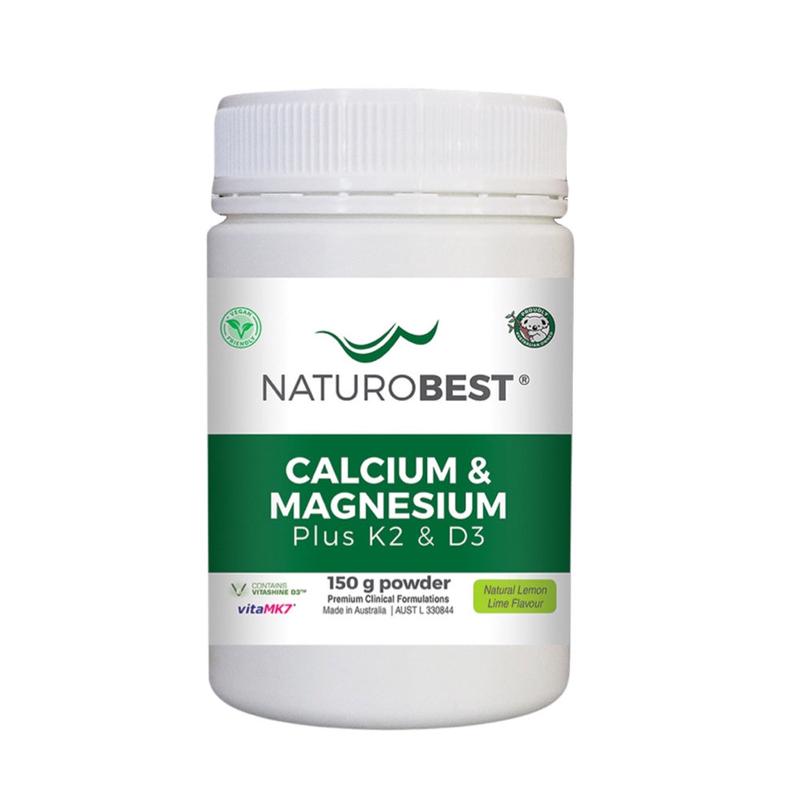 NaturoBest Calcium & Magnesium Plus K2 & D3 150g