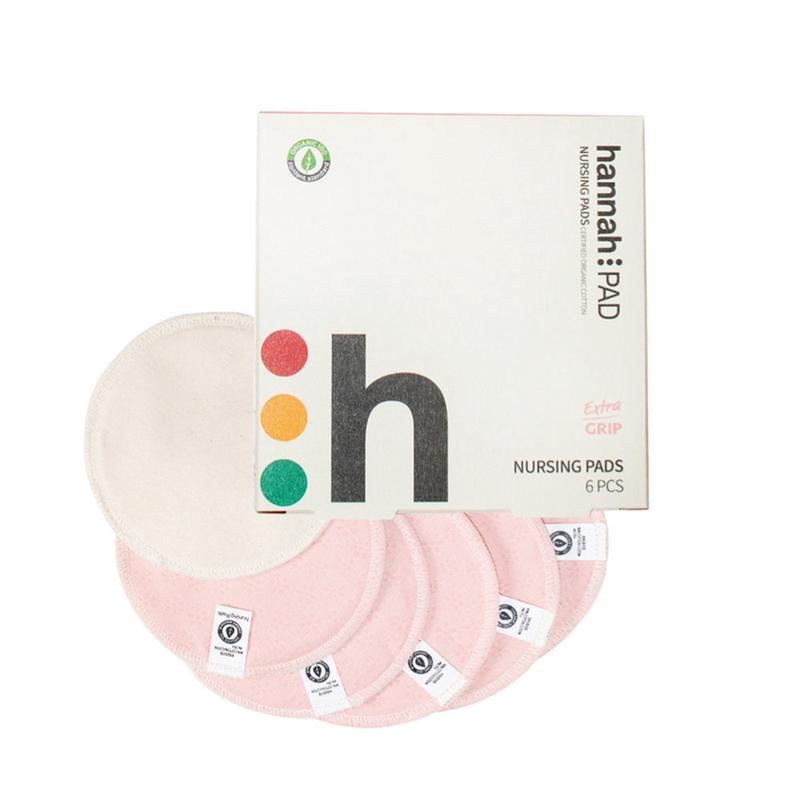 Hannah Nursing Pads Organic Cotton x 6 Pack