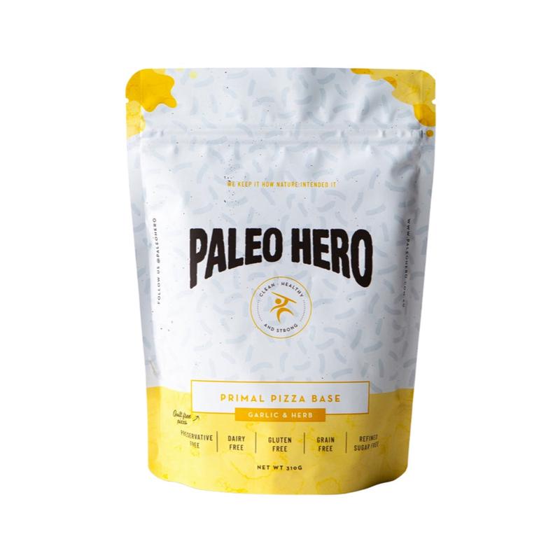 Paleo Hero Primal Mix Pizza Base Garlic and Herb 310g