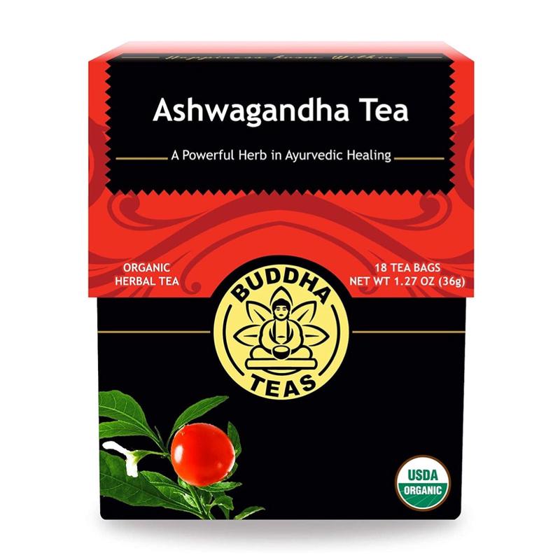 BUDDHA TEAS Organic Herbal Tea Bags Ashwagandha Tea