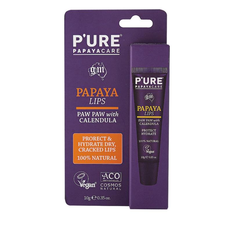 PURE Papayacare Papaya Lips (Paw Paw with Calendula) 10g