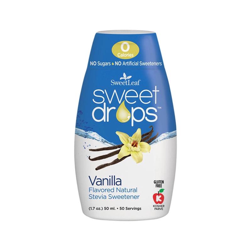 Sweet Leaf Sweet Drops Stevia Liquid Vanilla Creme Squeeze Pack 50ml