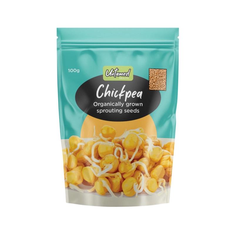 Untamed Health Organically Grown Sprouting Seeds Chickpea 100g