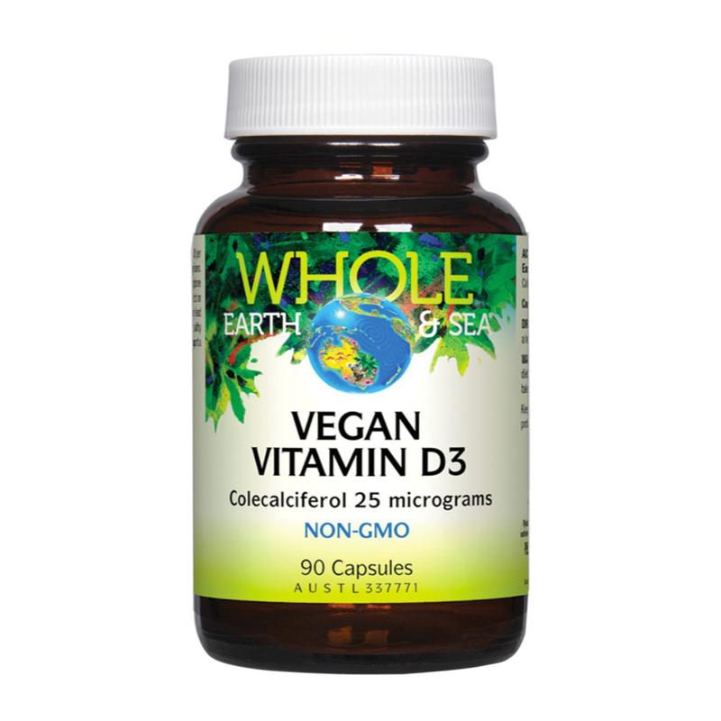 Whole Earth Sea Vegan Vitamin D3 90c