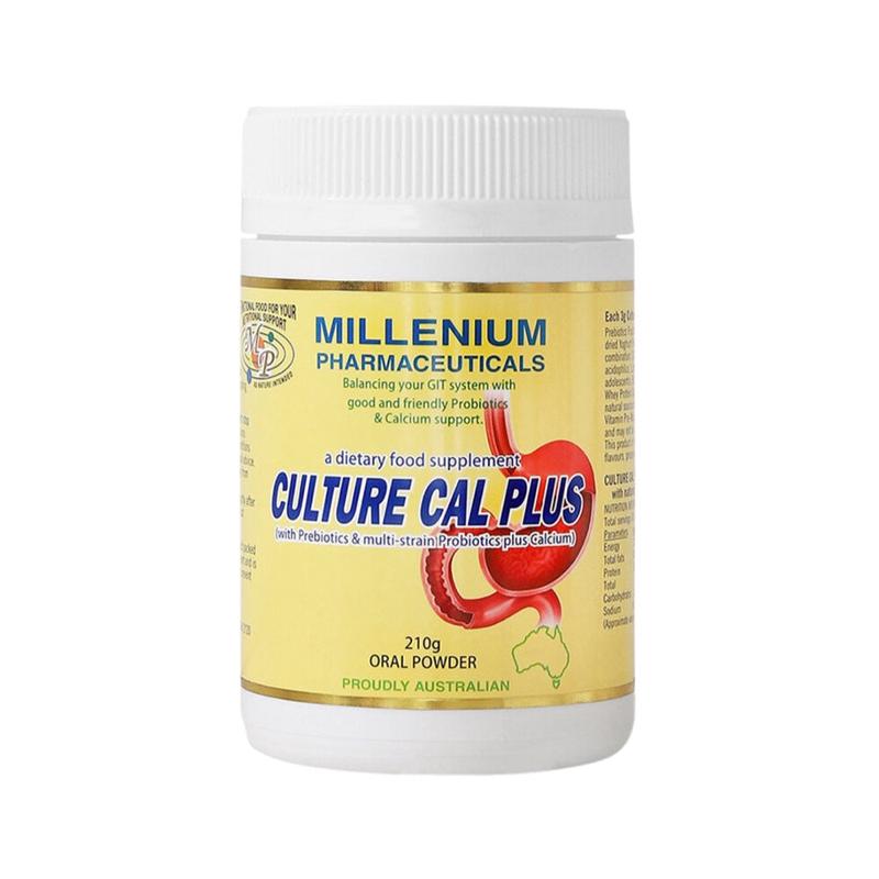 Millenium Pharmaceuticals Culture Cal Plus 210g Oral Powder