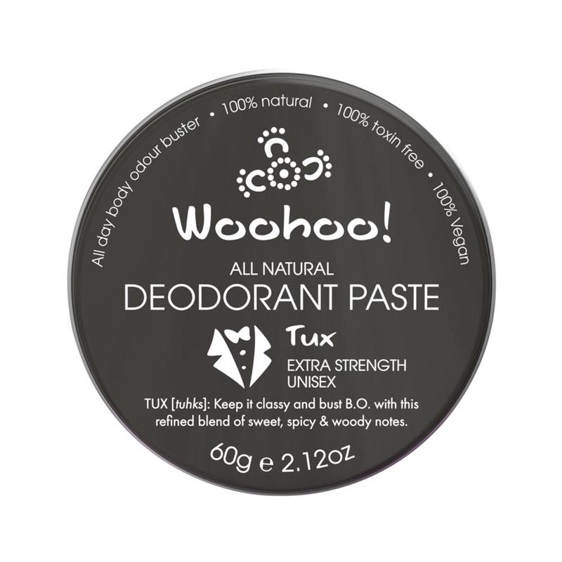 Woohoo Deodorant Paste Tux (Extra Strength) Tin 60g