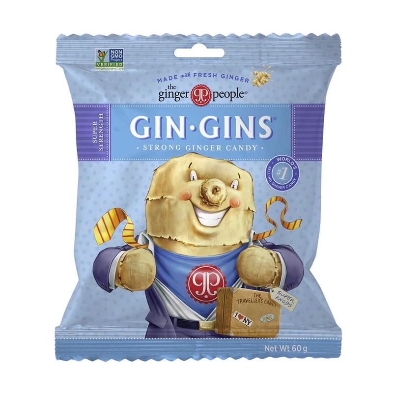 THE GINGER PEOPLE Gin Gins Ginger Candy Super Strength - 60g