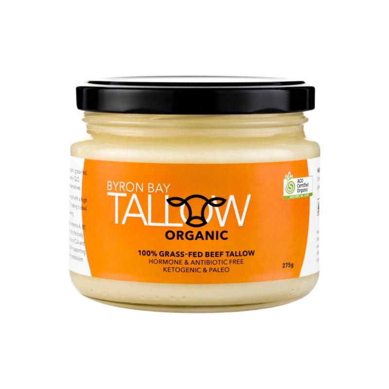BYRON BAY TALLOW Organic Grass Fed Beef Tallow 275g