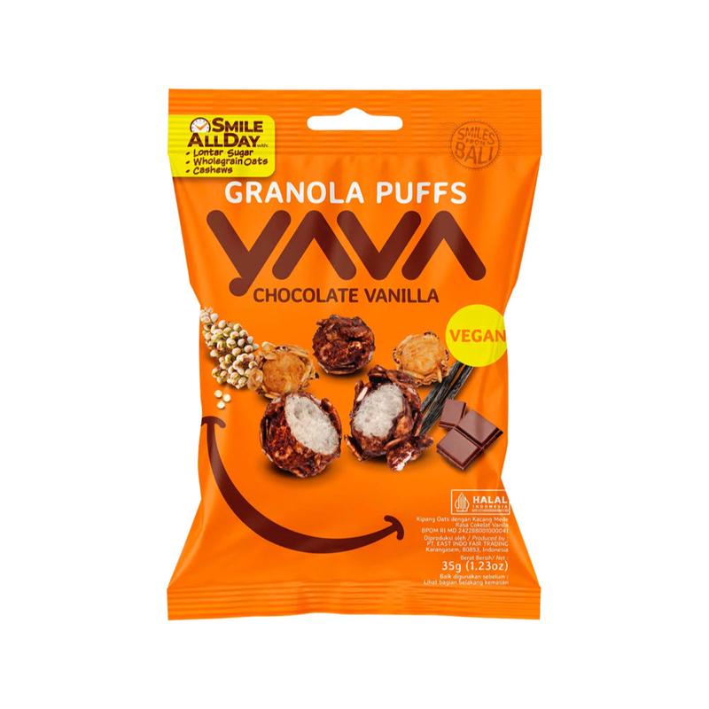 YAVA Granola Puffs Chocolate Vanilla 35g