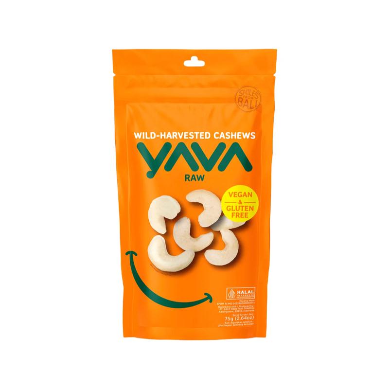 YAVA Wild-Harvested Cashews Raw 75g