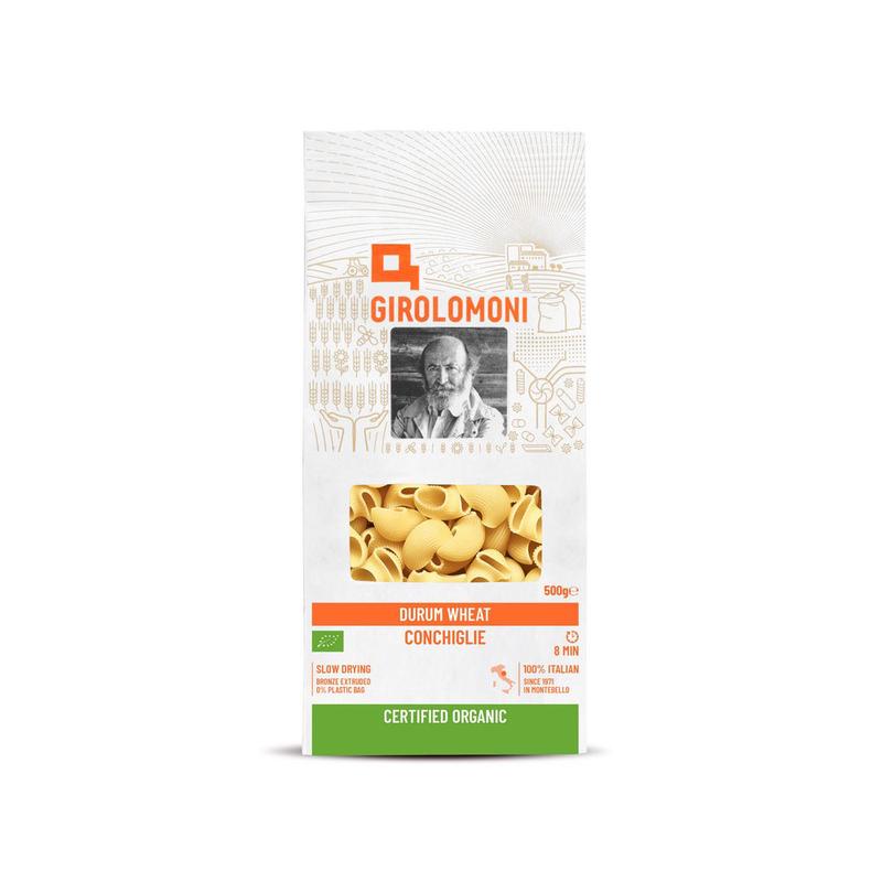 GIROLOMONI Durum Wheat Semolina Pasta Conchiglie 500g