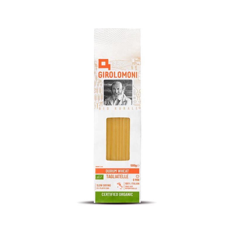 GIROLOMONI Organic Durum Wheat Semolina Tagliatelle 500g