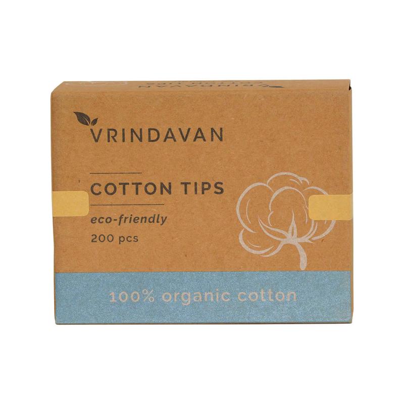 VRINDAVAN Organic Cotton Tips 200pcs