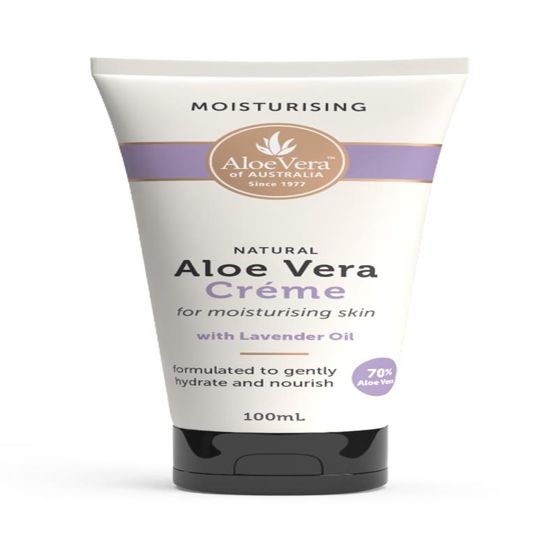 Aloe Vera Creme with Lavender Tube 70% 100ml