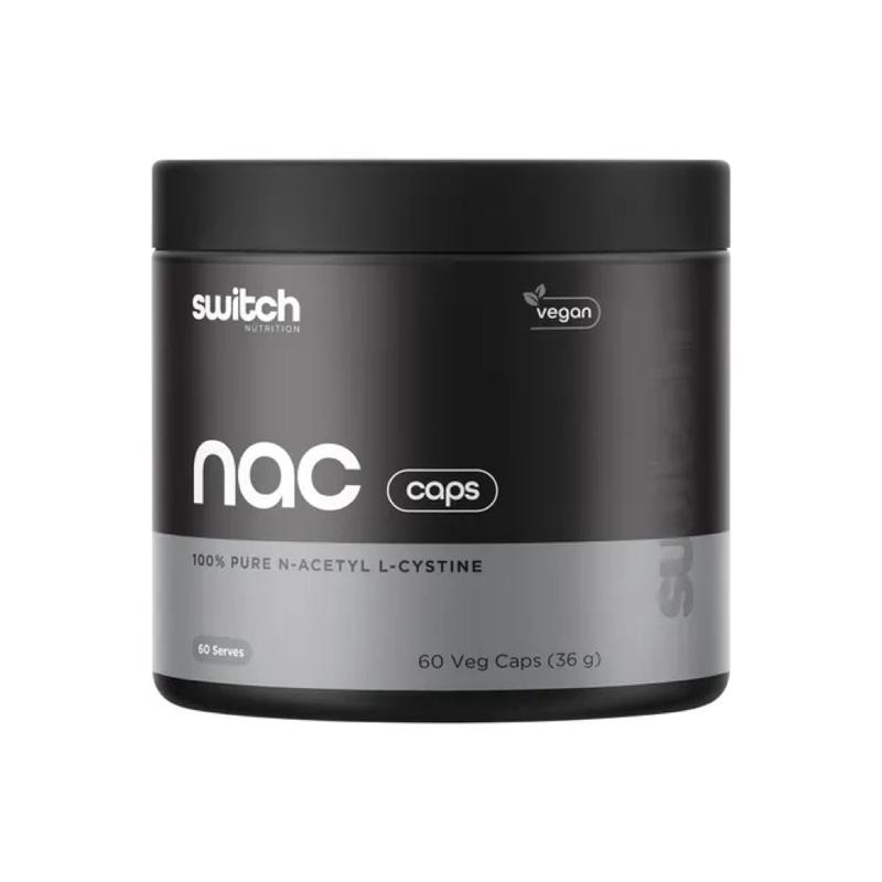 SWITCH NUTRITION NAC 100% N-Acetyl L-Cysteine 60 Caps