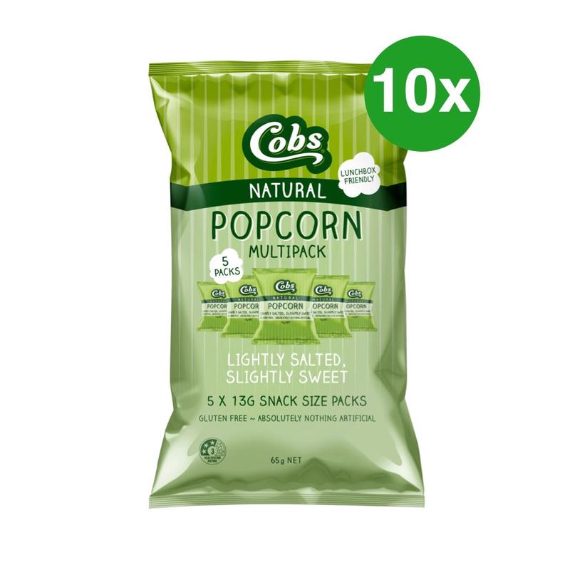 Bulk Deal: Cobs Popcorn Multipack Sweet&Salted (Carton of 10) - 5x13g CLEARANCE BB:12/24