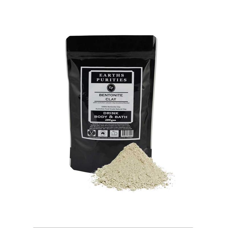 Earths Purities Bentonite Clay - Drink, Bath 200g