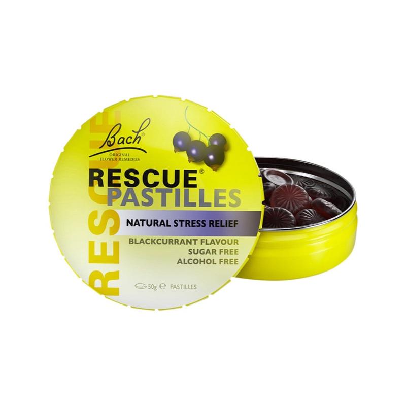 Bach Flower Remedies Rescue Pastilles Blackcurrant 50g