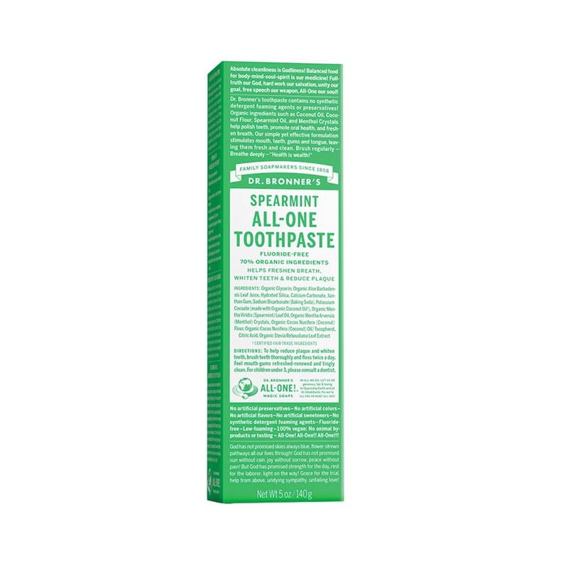 Dr. Bronner's Toothpaste (All-One) Spearmint 140g