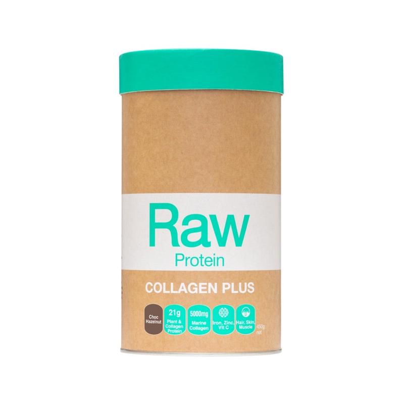 Amazonia Raw Protein Collagen Plus Choc Hazelnut 450g