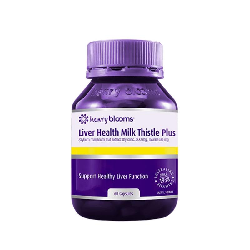 Henry Blooms Liver Health Milk Thistle Plus 60c