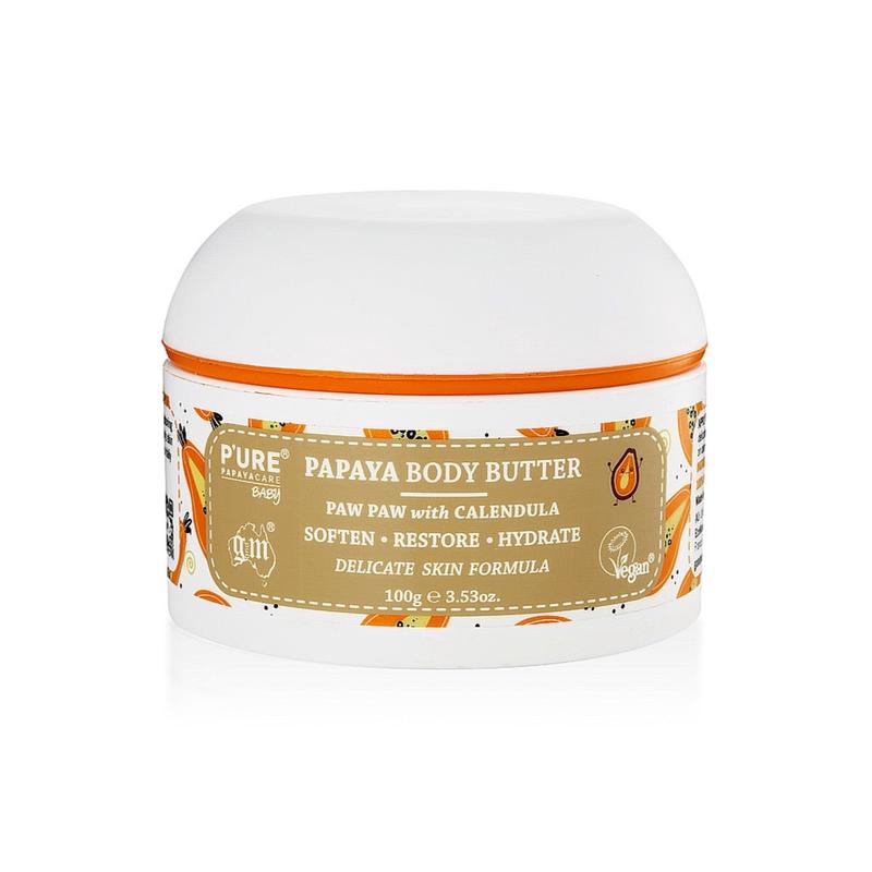P'URE Papayacare Baby Papaya Body Butter (Calendula with Paw Paw) 100g