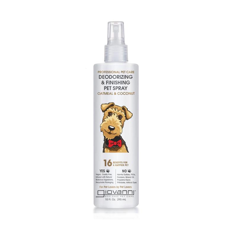 GIOVANNI Waterless Foaming Pet Shampoo Professional Pet Care (Oatmeal & Coconut) - 236ml
