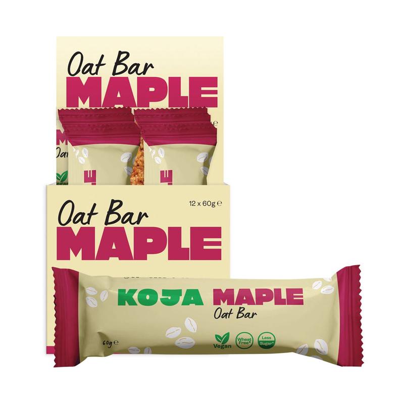 KOJA Oat Bar Maple - 12x60g