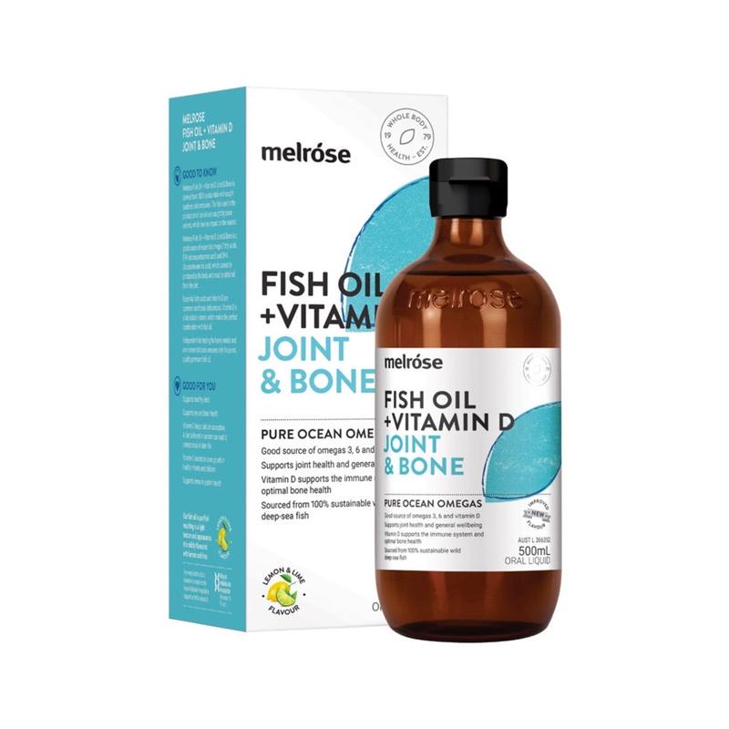 Melrose Fish Oil + Vitamin D (Joint & Bone) 500ml
